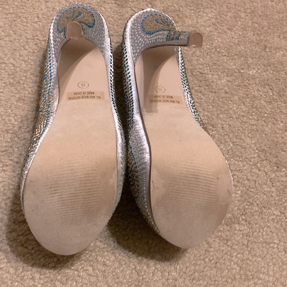 Styluxe Sparkly Stiletto Heels - Sz 8 - Picture 7 of 7